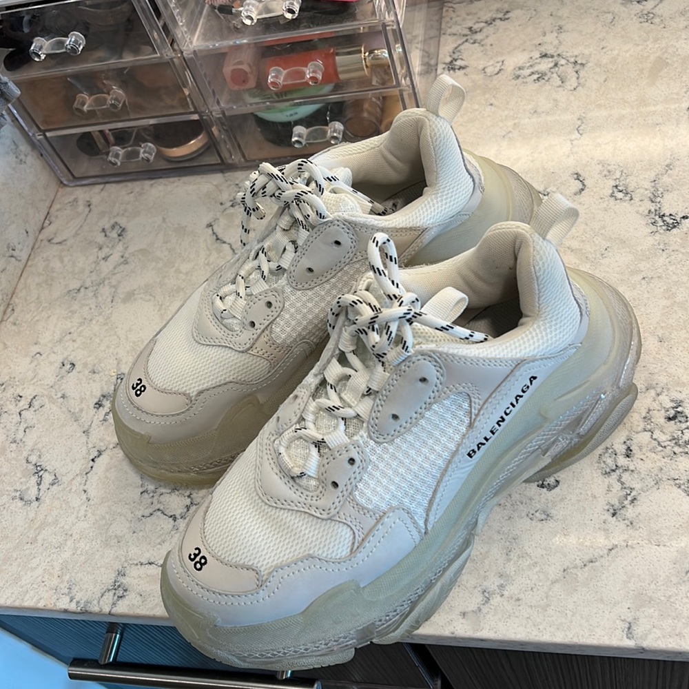 Triple S Air Nylon Sneakers- US size 8